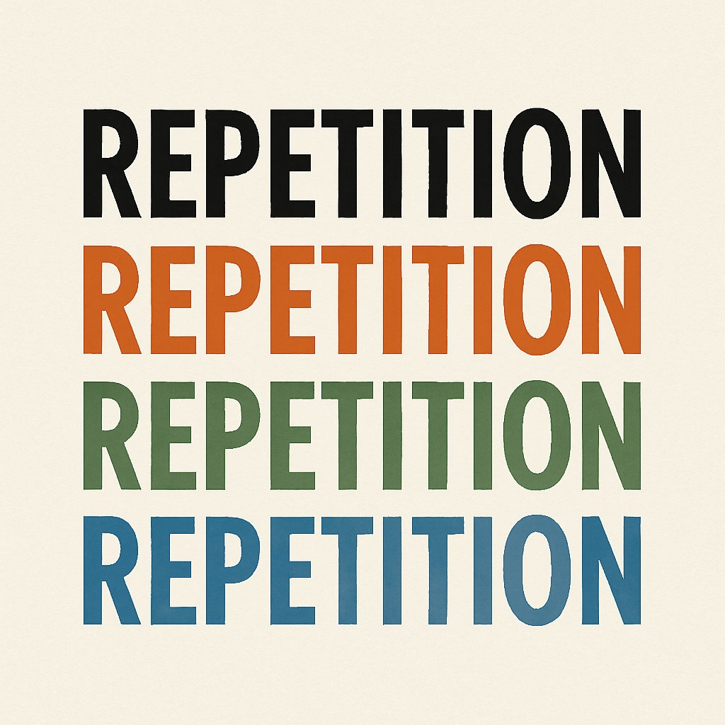 Repetition Without Redundancy